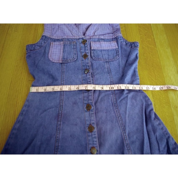 rad 90s PURPLE Nevada jeanswear vintage dress SMALL S vtg grunge kinderwhore - Picture 4 of 11